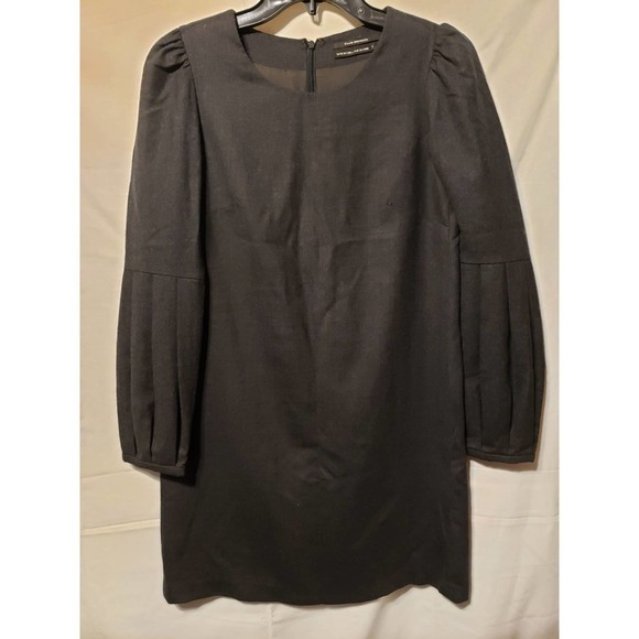 Club monaco size 2 dark gray dress. L/S lined wool. - Picture 1 of 5